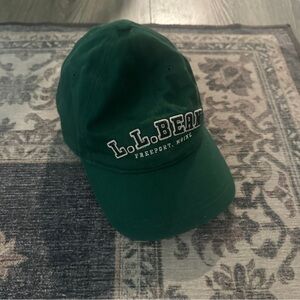 L.L. Bean Dark Green Cap with Logo